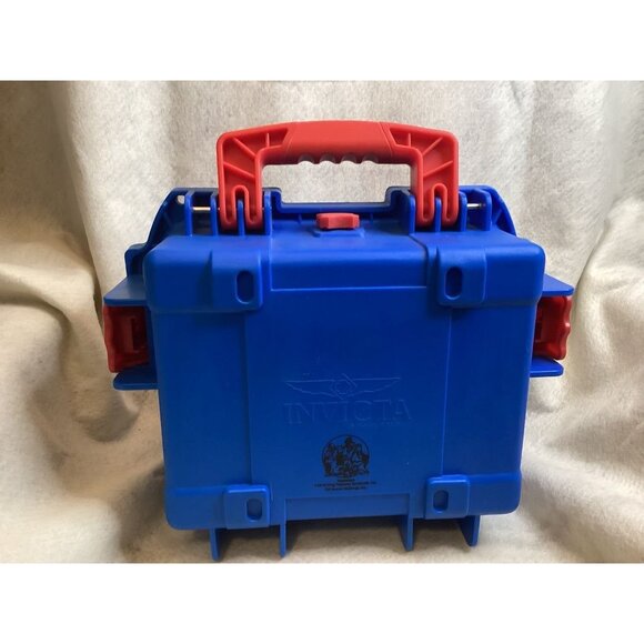 Invicta Popeye Theme Blue Watch Case With Foam Inserts - Picture 3 of 5